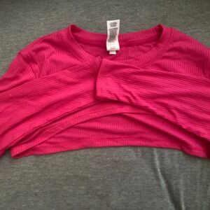 hot pink bathing suit/tank top cover